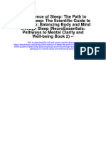 The Science of Sleep The Path To Healthy Sleep The Scientific Guide To Ideal Sleep Balancing Body and Mind Through Sleep Neuroessentials Pathways To Mental Clarity and Well Being Book 2 Full Chapter