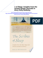 The Scribes of Sleep Insights From The Most Important Dream Journals in History Kelly Bulkeley Full Chapter