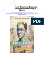 Organisational Behaviour Engaging People and Organisations Ricky W Griffin Full Chapter