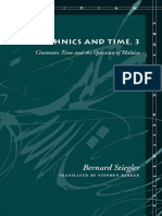 (Meridian - Crossing Aesthetics) Bernard Stiegler - Technics and Time, 3 - Cinematic Time and The Question of Malaise-Stanford University Press (2011)