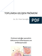 Toplumda Gelişen Pnömoni: As. Dr. Eren Sarıoğlu