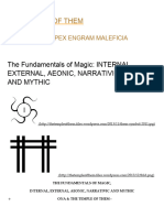 The Fundamentals of Magic Internal External Aeonic Narrativic and Mythic the Temple of Them