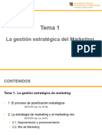 Tema 1 Gestión Estratégica Marketing