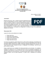 Proyecto de Implementación y Mejoramiento de La Red Defensores de Vidas. Venezuela 1
