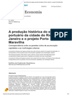 A Produção Histórica Do Espaço Portuário Do RJ