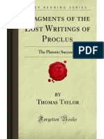 Fragments of The Lost Writings of Proclus - 9781606201657