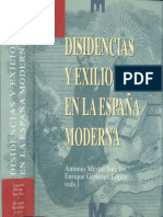 Heterodoxia Religiosa. Expatriados Españoles