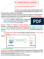 Suivi D'une Transformation Chimique