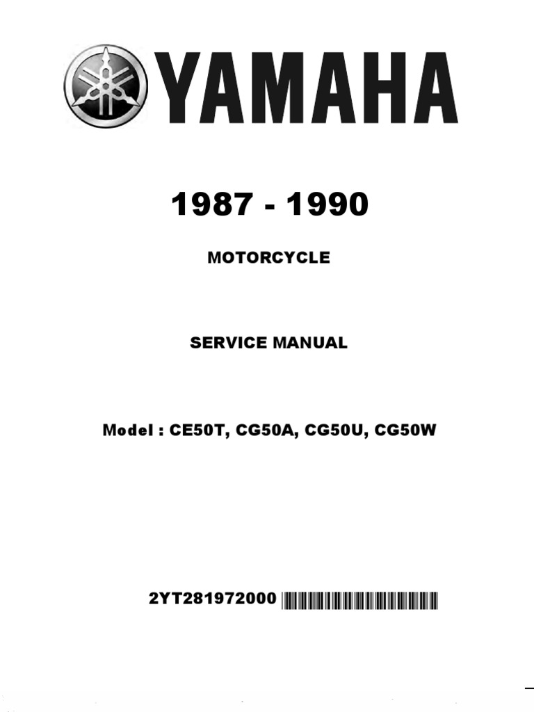 Yamaha Jog 87-90 | PDF | Battery (Electricity) | Piston