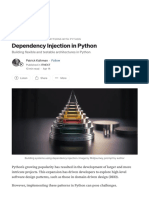 Dependency Injection in Python. Building Flexible and Testable - by Patrick Kalkman - ITNEXT