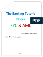 KYC & AML - Notes & MCQ