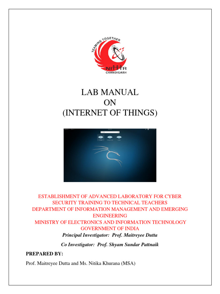 IoT Lab Manual: Arduino Projects | PDF | Arduino | Internet Of Things