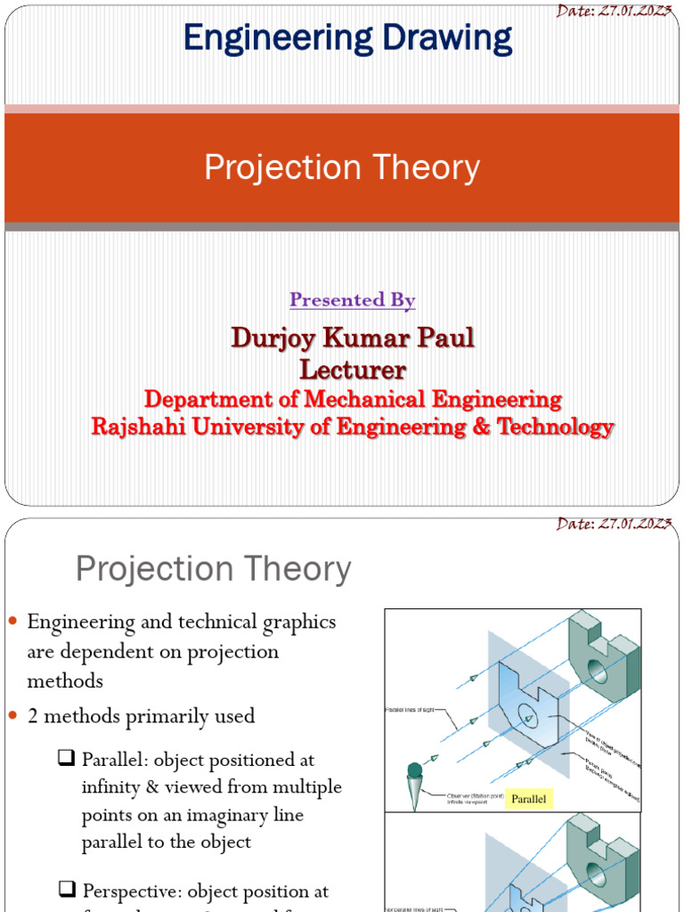 Understanding Projection Theory in Engineering | PDF | Imaging ...