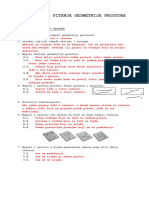 MATEMATIKA PITANJA GEOMETRIJA PROSTORA