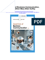 Download Essentials Of Business Communication 12Th Edition Mary Ellen Guffey full chapter