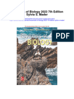 Essentials of Biology 2023 7Th Edition Sylvia S Mader Full Chapter