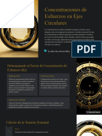 Concentraciones de Esfuerzos en Ejes Circulares: by Aliro Jose Alvarez Diaz