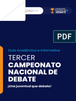III Campeonato Nacional de Debate 2024 -PLERD