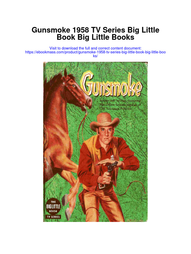 Secdocument 474download Gunsmoke 1958 TV Series Big Little Book Big