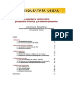 La Psiquiatría Penitenciaria - Perspectiva Histórica y Problemas Presentes