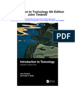 Introduction To Toxicology 4Th Edition John Timbrell Full Chapter