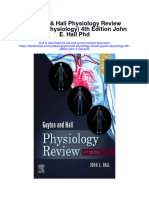 Guyton Hall Physiology Review Guyton Physiology 4Th Edition John E Hall PHD Full Chapter