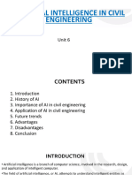 Unit6 - Application of AI in Civil Engineering