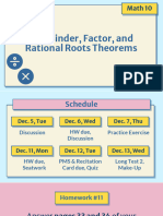 DAY2 Lesson 12 - Remainder Factor Rational Roots Theorems - FOR STUDENTS