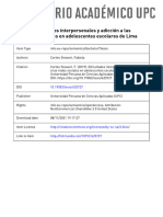 Dificultades Interpersonales y Adicción A Las Redes Sociales