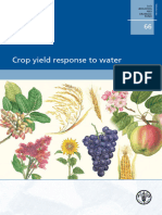 FAO_66_Crop Yield Response to Water