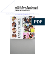 Download Essentials Of Life Span Development With Connect Access Card 5Th Edition John W Santrock full chapter