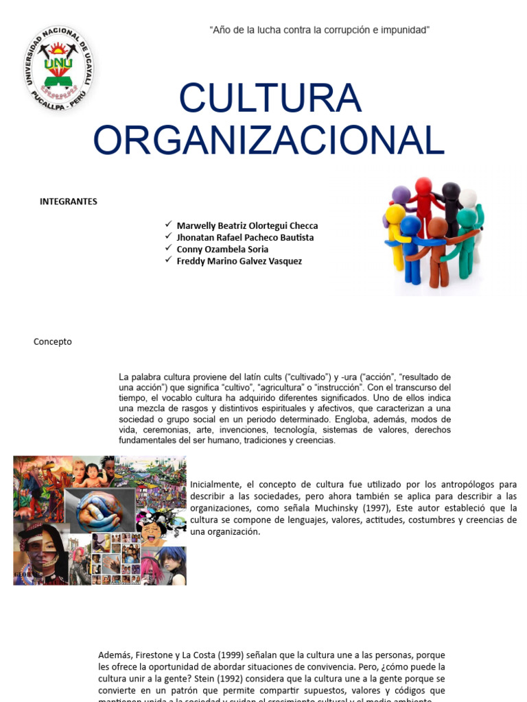Dimensiones de la Cultura Organizacional | PDF | Cultura organizacional ...