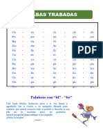 Las Sílabas Trabadas para Segundo Grado de Primaria