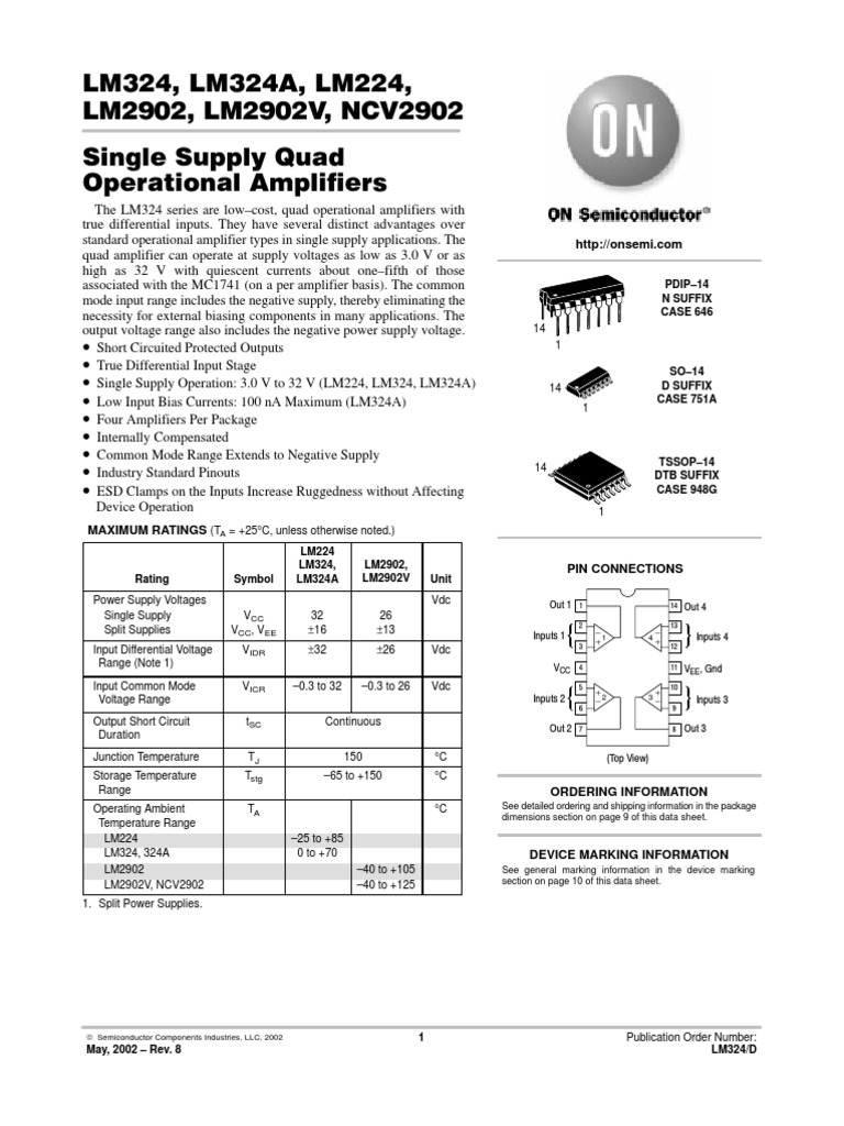 LM324 D | PDF