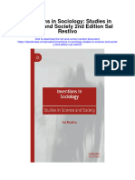 Inventions in Sociology Studies in Science and Society 2Nd Edition Sal Restivo Full Chapter