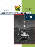 Course Plan of Strength of Materials 2012