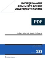 Adamiak - Borkowski - Post Administracyjne I Sadowoadministracyjne - W20P01 - Profinfo