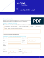 Covid-19 Support Fund Form 2021