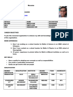 Resume of Rajesh Sur