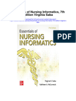 Essentials of Nursing Informatics 7Th Edition Virginia Saba Full Chapter