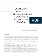 Quebrando Modelo: As Linguas de Sinais