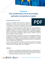 Uso Colaborativo de La Tecnología Aplicada A Proyectos Propios