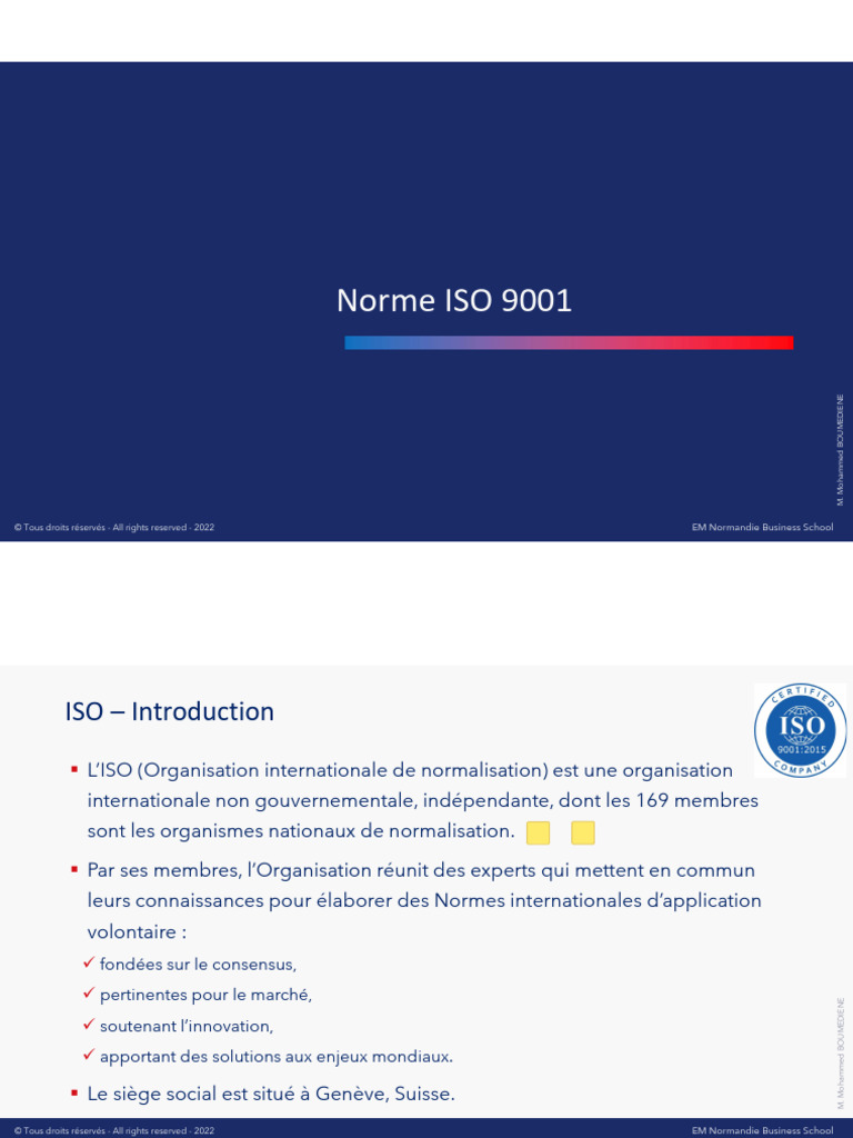 Guide complet sur la norme ISO 9001 | PDF | Management de la qualité ...