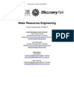 Water Resources Engineering: Purdue University GK-12 2006-07