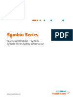 System, Symbia Series Safety Information CSTD MI02-001.805.07 NM02-001.860.01