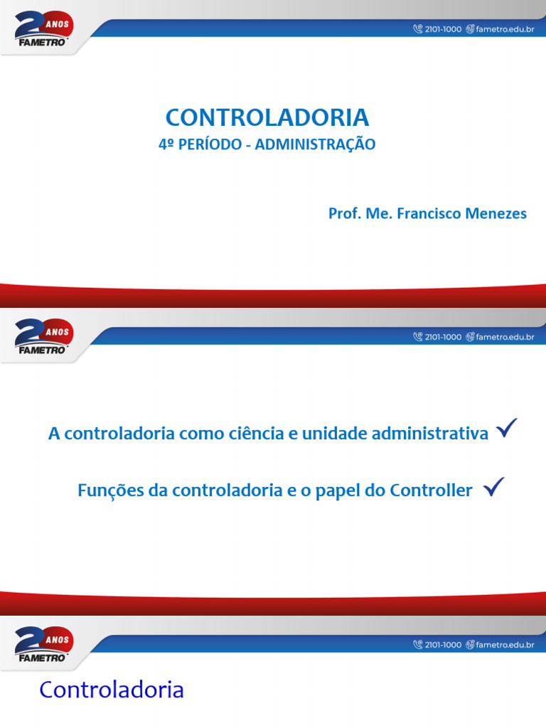 Funções e Importância da Controladoria | PDF | Contabilidade | Science