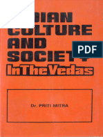 MITRA, P. Indian Culture and Society in the Vedas