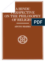 SHARMA, Arvind. A Hindu Perspective On The Philosophy of Religion (1990)