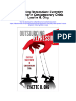 Download Outsourcing Repression Everyday State Power In Contemporary China Lynette H Ong full chapter