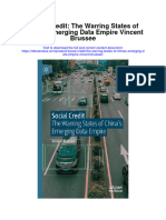 Social Credit The Warring States of Chinas Emerging Data Empire Vincent Brussee All Chapter